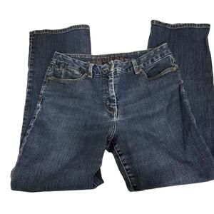 highrise high waisted size 10 high rise Denver Hayes Premiere jeans mid wash